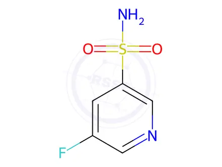 Chemical structure of 5-Fluoropyridine-3-sulfonamide