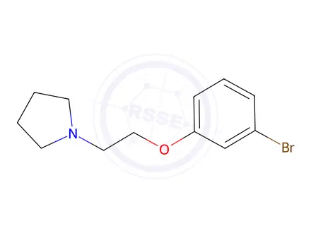 Chemical structure of 1-(2-(3-Bromophenoxy)ethyl)pyrrolidine