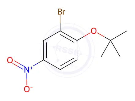 Chemical structure of 2-Bromo-1-(tert-butoxy)-4-nitrobenzene