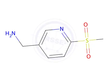 Chemical structure of (6-(methylsulfonyl)pyridin-3-yl)methanamine hydrochloride