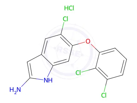 Chemical structure of Triclabendazole Impurity N1