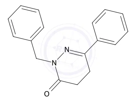 Chemical structure of 2-Benzyl-6-phenyl-4,5-dihydropyridazin-3(2H)-one
