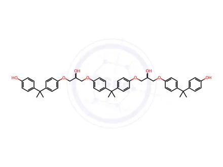 Chemical structure of Badge-2bpa