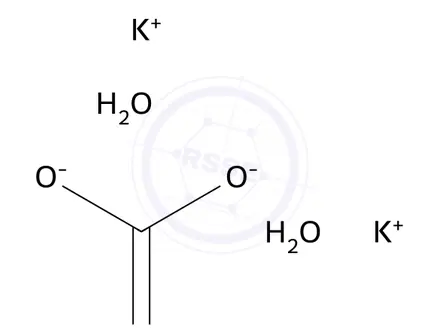 Chemical structure of POTASSIUM CARBONATE DIHYDRATE