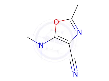 Chemical structure of 5-(Dimethylamino)-2-methyl-1,3-oxazole-4-carbonitrile