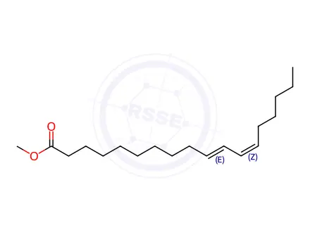 Chemical structure of Methyl (10E,12Z)-10,12-octadecadienoate