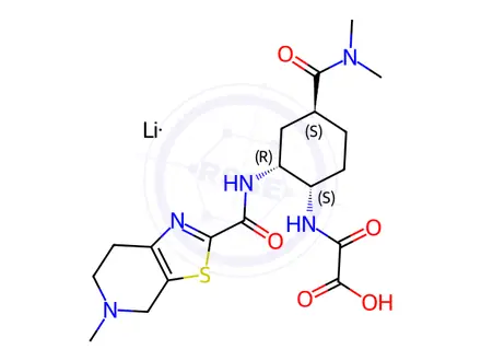 Chemical structure of Edoxaban Impurity