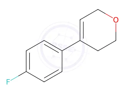 Chemical structure of 4-(4-fluorophenyl)-1,2,3,6-tetrahydropyran