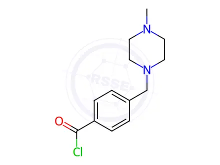 Chemical structure of 4-(4-Methylpiperazin-1-ylmethyl)benzoylchloride
