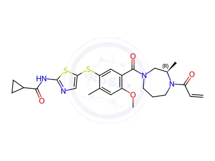 Chemical structure of Soquelitinib