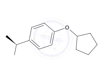 Chemical structure of (S)-1-(4-(Cyclopentyloxy)phenyl)ethanamine