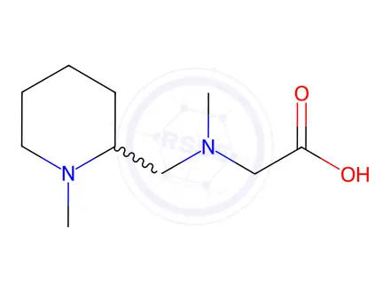 Chemical structure of [Methyl-((S)-1-methyl-pyrrolidin-2-ylmethyl)-amino]-acetic acid