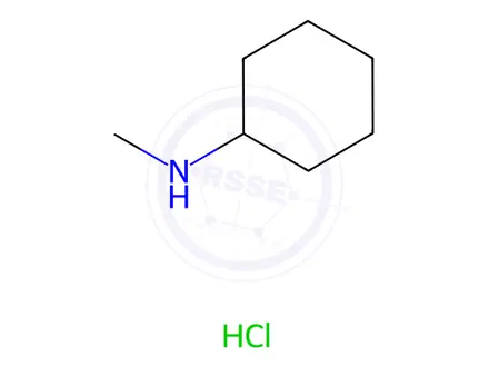 Chemical structure of N-methylcyclohexylamine hydrochloride