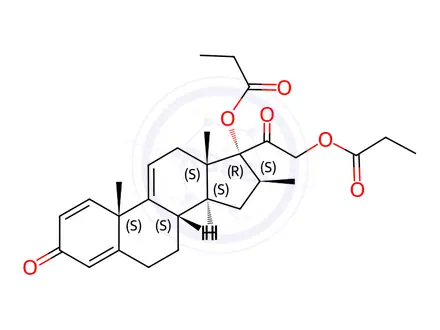 Chemical structure of Beclometasone Impurity I
