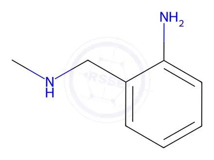 Chemical structure of 2-Methylaminomethylphenylamine, 97%