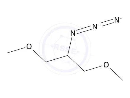 Chemical structure of 2-azido-1,3-dimethoxypropane