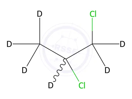 Chemical structure of 1,2-dichloropropane-D6
