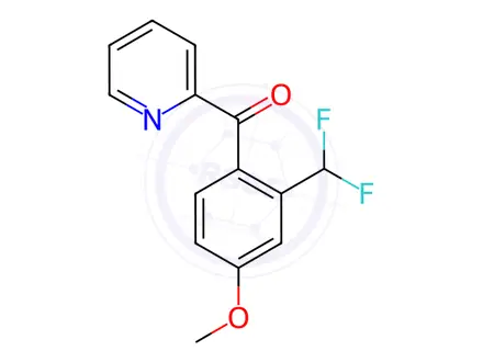 Chemical structure of 2-(2-(Difluoromethyl)-4-methoxybenzoyl)pyridine