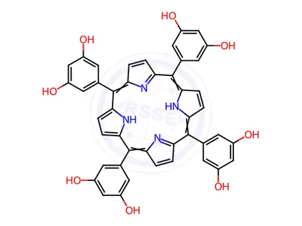 Chemical structure of Porphine Impurity 34