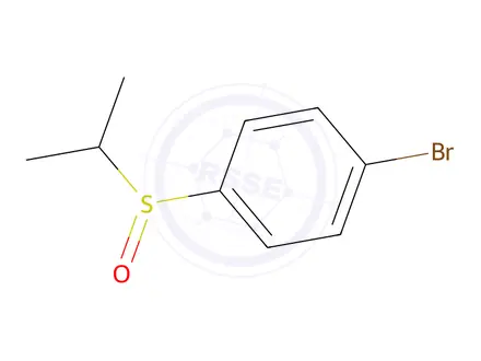Chemical structure of (R)-1-Bromo-4-(isopropylsulfinyl)benzene