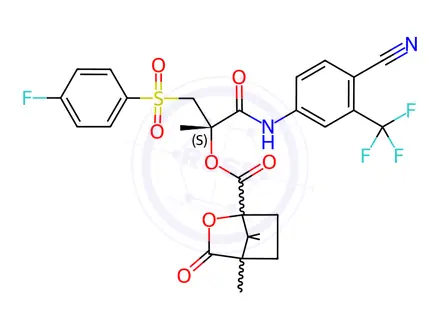 Chemical structure of Bicalutamide Impurity 79