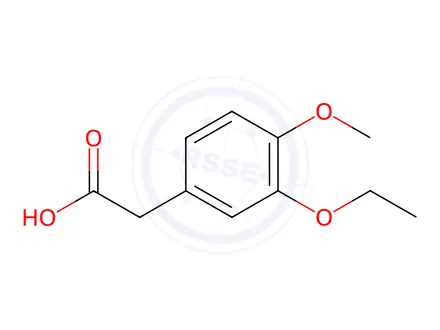 Chemical structure of (3-Ethoxy-4-methoxyphenyl)acetic acid