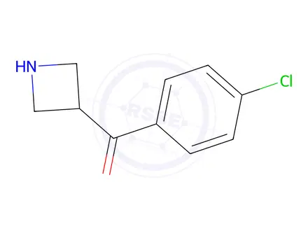 Chemical structure of azetidin-3-yl(4-chlorophenyl)methanone hydrochloride