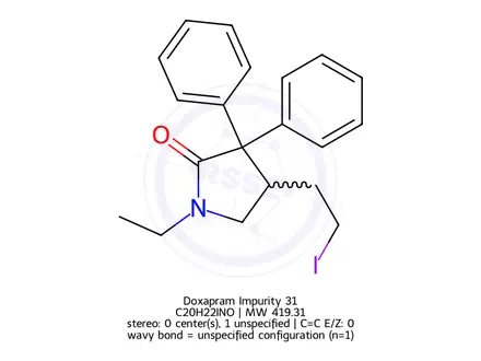 Chemical structure of Doxapram Impurity 31