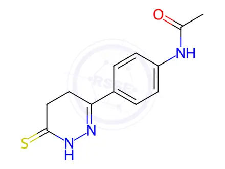 Chemical structure of N-(4-(6-Thioxo-1,4,5,6-tetrahydropyridazin-3-yl)phenyl)acetamide