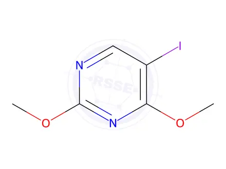 Chemical structure of 5-iodo-2,4-dimethoxypyrimidine
