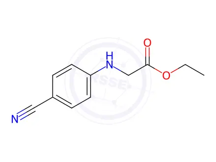 Chemical structure of Ethyl 2-((4-Cyanophenyl)amino)acetate
