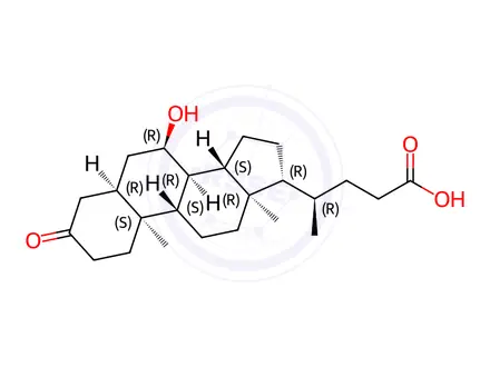 Chemical structure of Chenodeoxycholic Acid Impurity 7