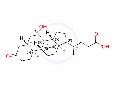 Chemical structure of Ursodeoxycholic Acid Impurity 36