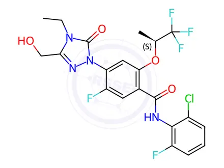 Chemical structure of Orludodstat