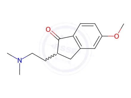 Chemical structure of 2-(2-(Dimethylamino)ethyl)-5-methoxy-2,3-dihydro-1H-inden-1-one
