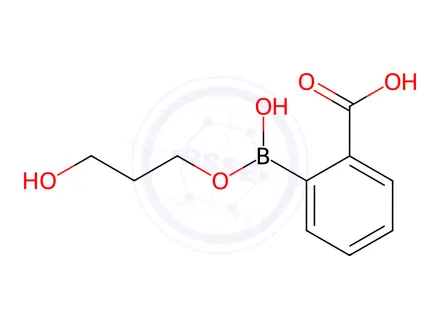 Chemical structure of 2-(1,3,2-Dioxaborinan-2-yl)benzoic Acid