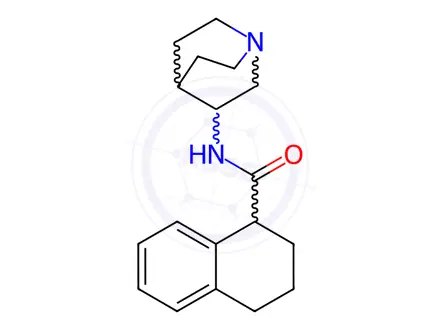 Chemical structure of N-1-Azabicyclo[2.2.2]oct-3-yl-1,2,3,4-tetrahydro-1-naphthalenecarboxamide