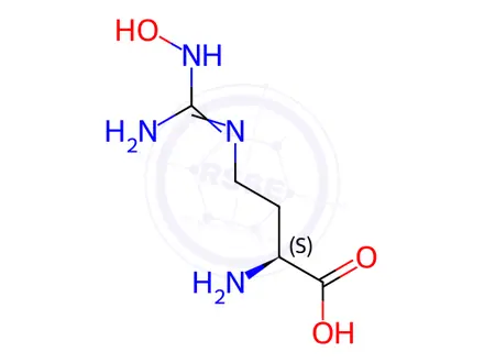 Chemical structure of Nω-Hydroxy-nor-L-Arginine Dihydrochloride