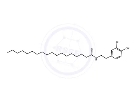 Chemical structure of N-Stearoyldopamine