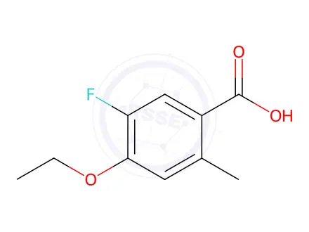 Chemical structure of 4-Ethoxy-5-fluoro-2-methylbenzoic acid
