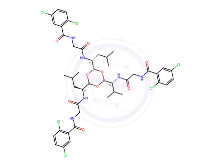 Chemical structure of Ixazomib Impurity 85