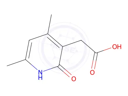 Chemical structure of 2-(4,6-Dimethyl-2-oxo-1,2-dihydropyridin-3-yl)acetic acid