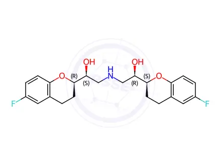 Chemical structure of (R,S,R,S)-Nebivolol