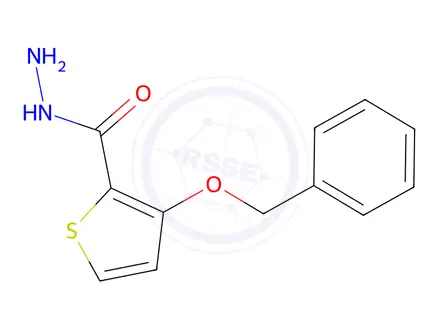 Chemical structure of 3-(Benzyloxy)-2-thiophenecarbohydrazide