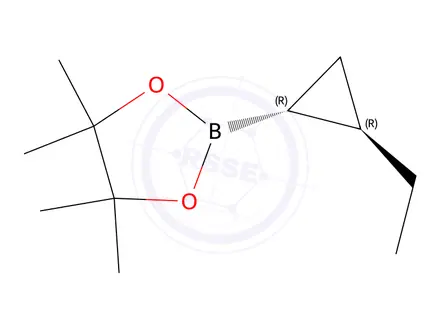 Chemical structure of rel-2-((1R,2R)-2-Ethylcyclopropyl)-4,4,5,5-tetramethyl-1,3,2-dioxaborolane