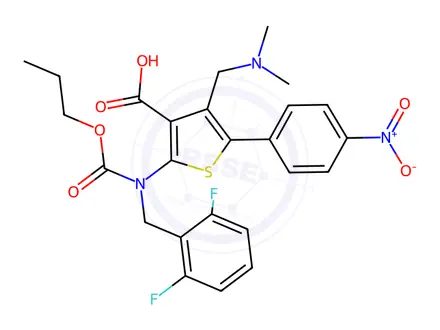 Chemical structure of Relugolix Impurity 284