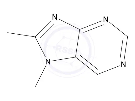 Chemical structure of 7,8-Dimethyl-7H-purine