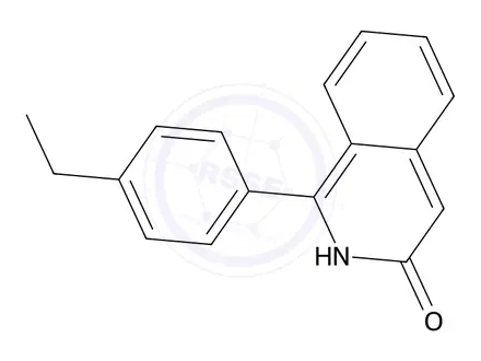 Chemical structure of 1-(4-Ethylphenyl)isoquinolin-3(2H)-one