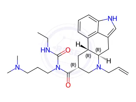 Chemical structure of Cabergoline
