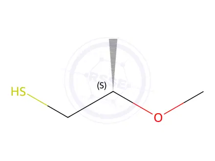 Chemical structure of (2S)-2-methoxypropane-1-thiol